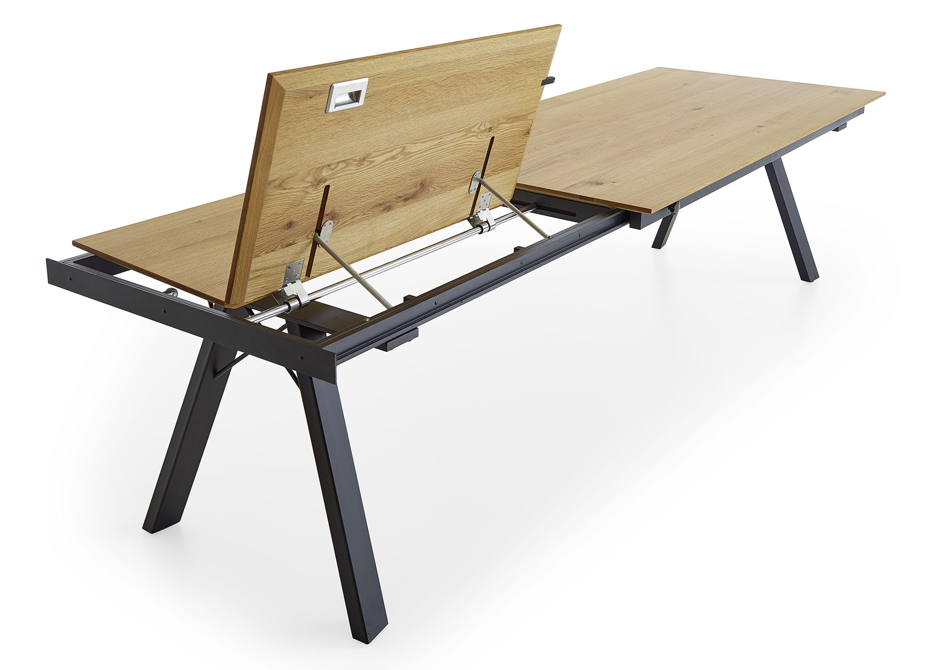 Niehoff Esstisch BRIDGE ca.180(280)x100cm, H:75cm in Charaktereiche furniert