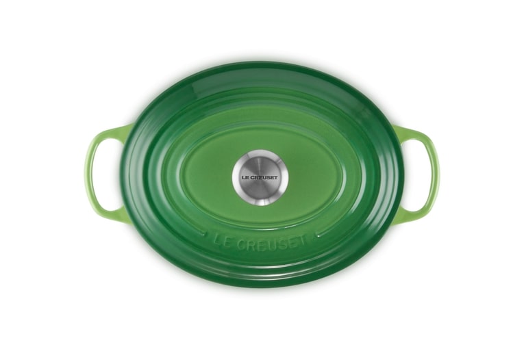 Le Creuset Bräter Sig 29cm SIG in Farbe Bamboo Green Le Creuset Bräter Sig 29cm Bamboo Green Oval