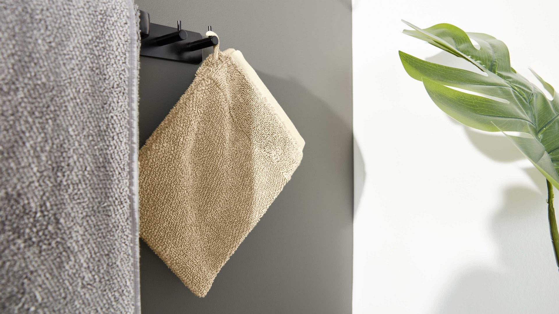 Interliving Waschhandschuh 16x21cm INTERLIVING-9108 in Beige Interliving Waschhandschuh IL-9108 ca. 16x21cm in Farbe nature white