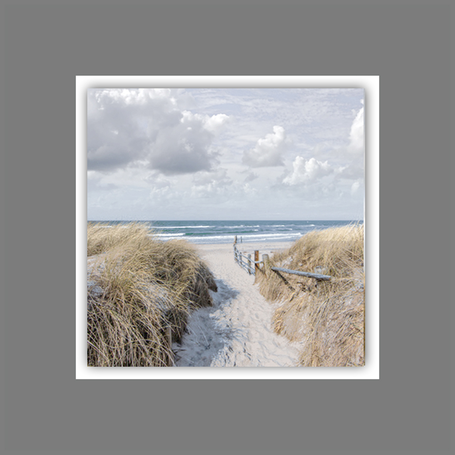 ProArt Double-Alu -Acryl bedruckt mit Aufsatz aus Acryl 50x50cm Beach I ProArt Double-Alu -Acryl bedruckt mit Aufsatz aus Acryl 50x50cm Beach I