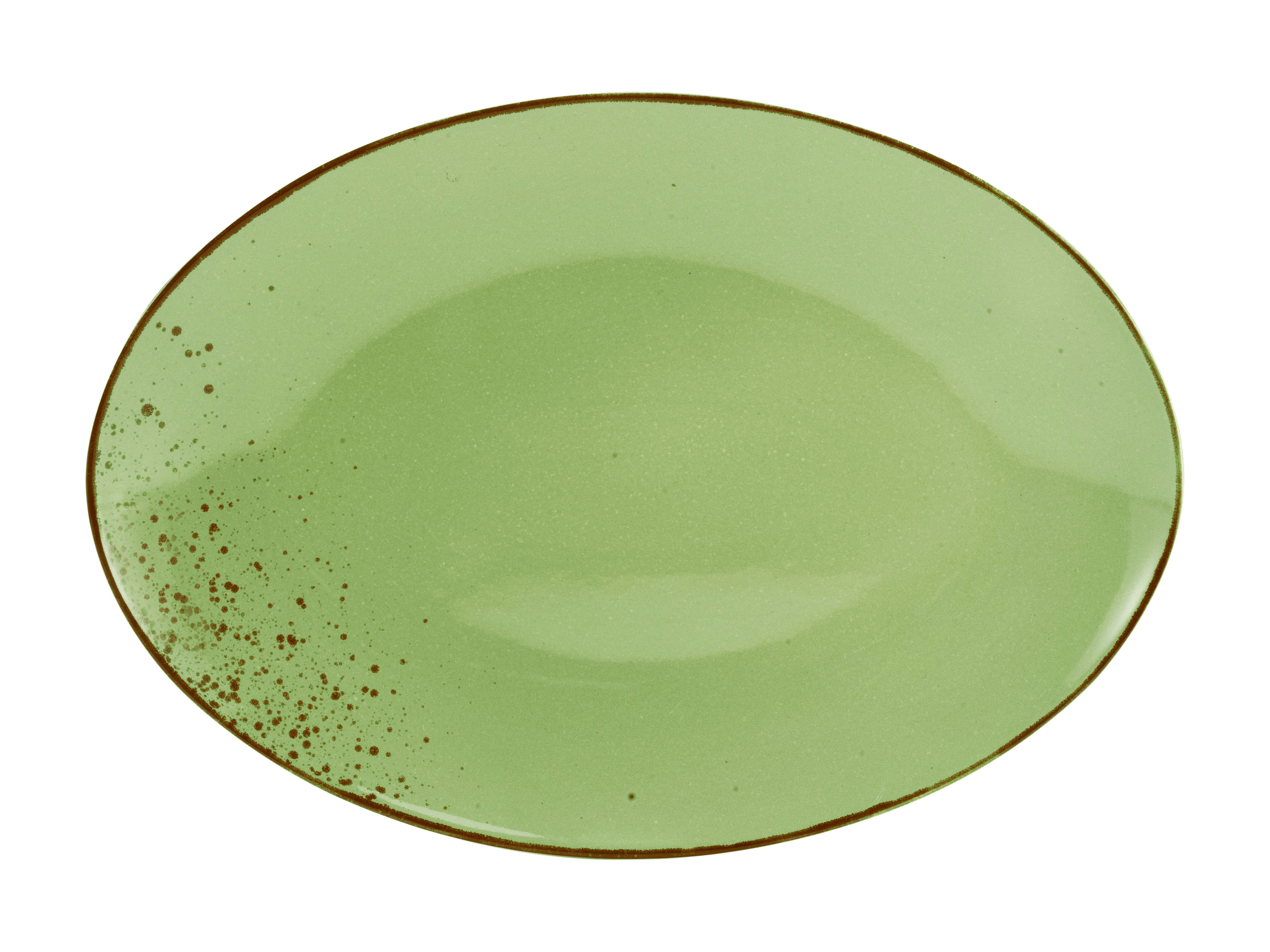 CreaTable Servierplatte Nature Collection in Farbe Green glänzend CreaTable Servierplatte Nature Collection in Farbe Green glänzend