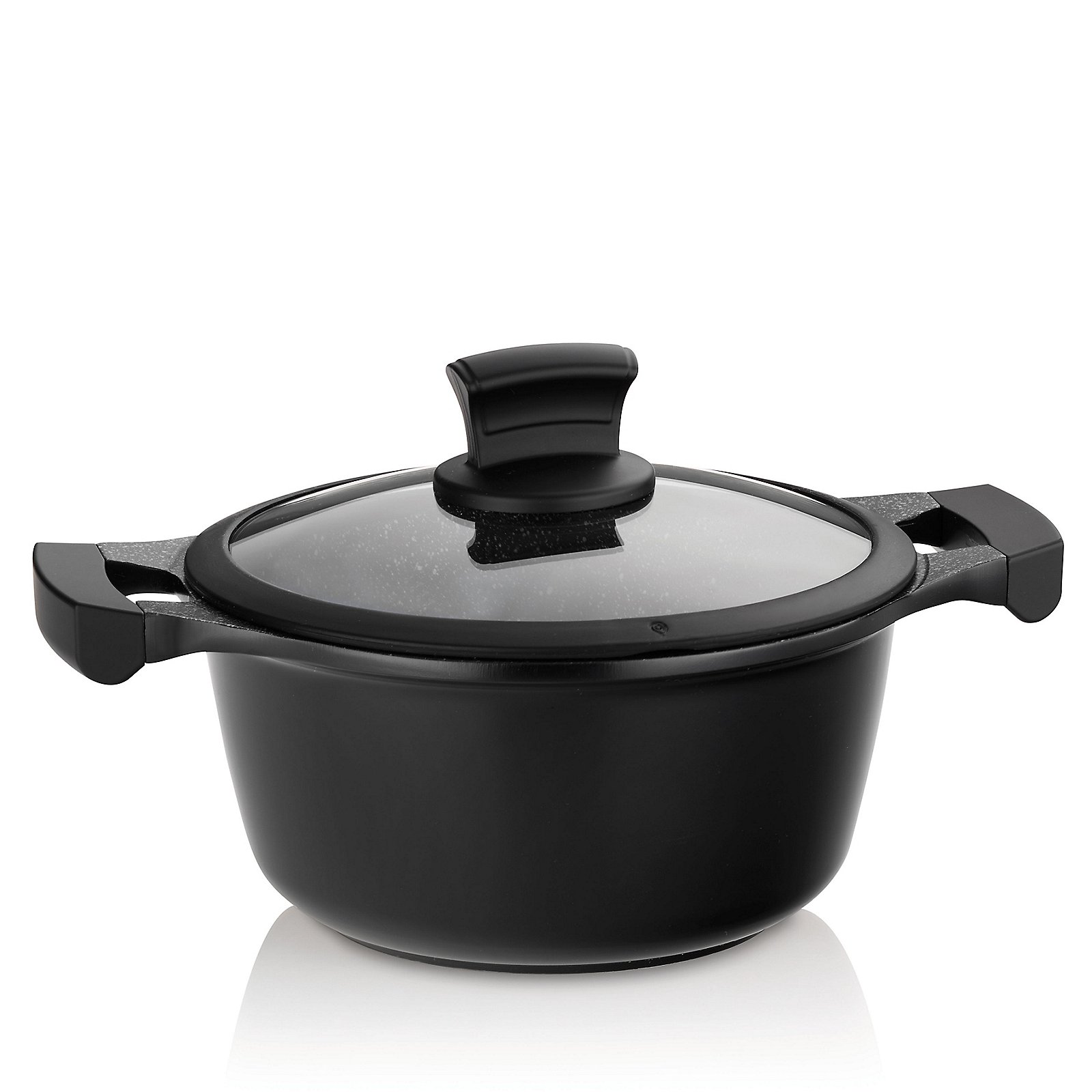 Keck & Lang Kochtopf in Schwarz