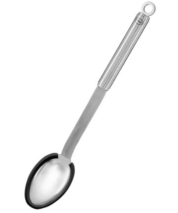Rösle Giesslöffel Silikon , Löffel, Suppenkelle, Edelstahl, spitzes Ende, Kelle aus Edelstahl