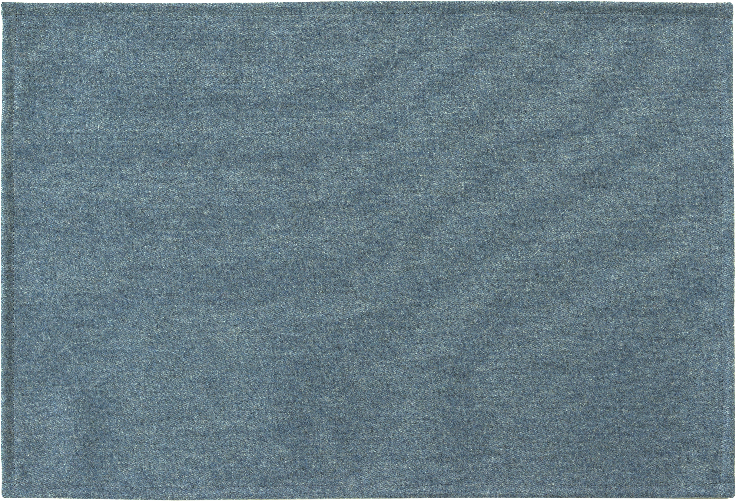 Sander Tischset WOOL ca. 33x49cm in Farbe blue shadow, Teppich, Blau, Textil, Teppichboden, Plüsch