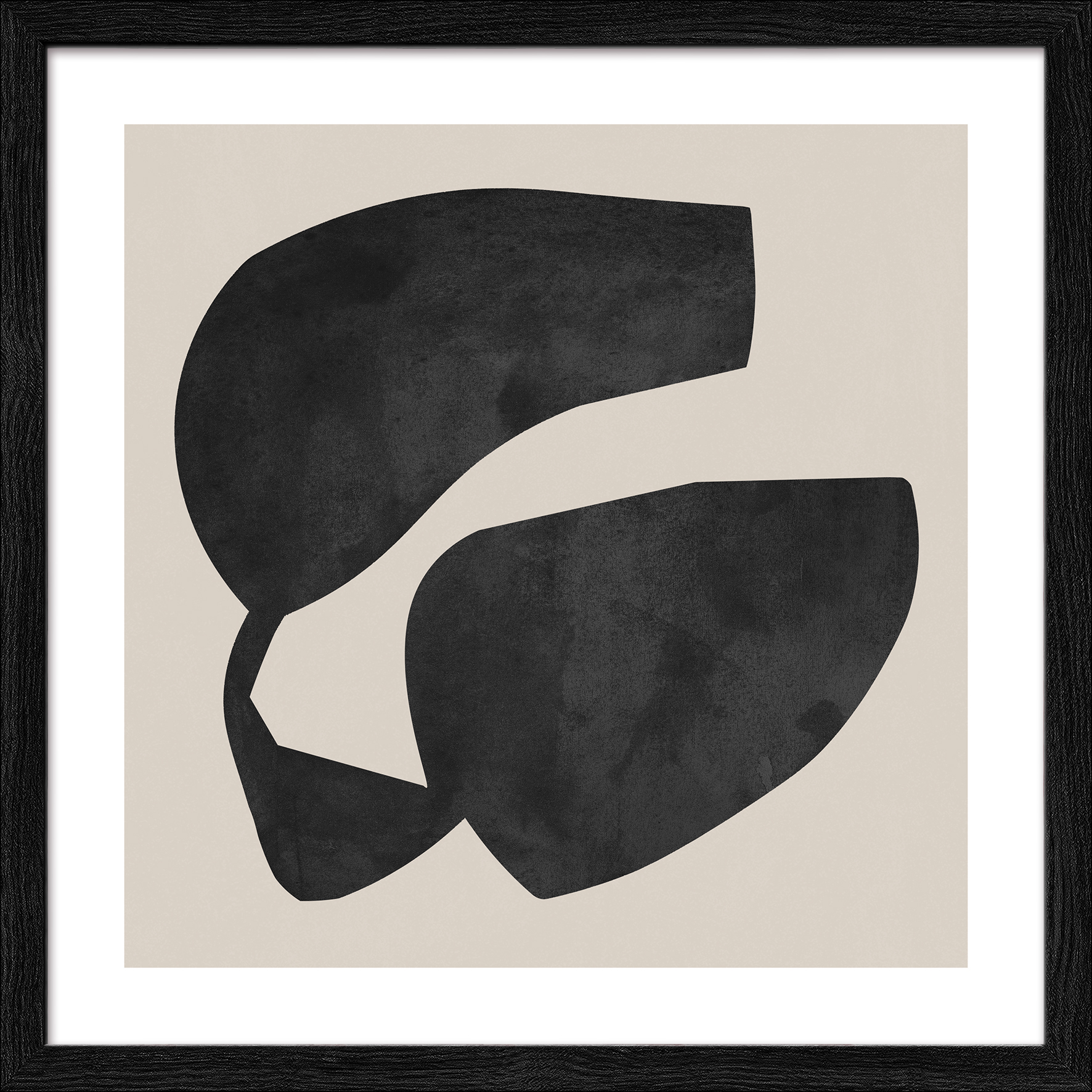 PRO ART Framed-Art Slim Scandic 33x33cm Abstract Shapes And Lines I