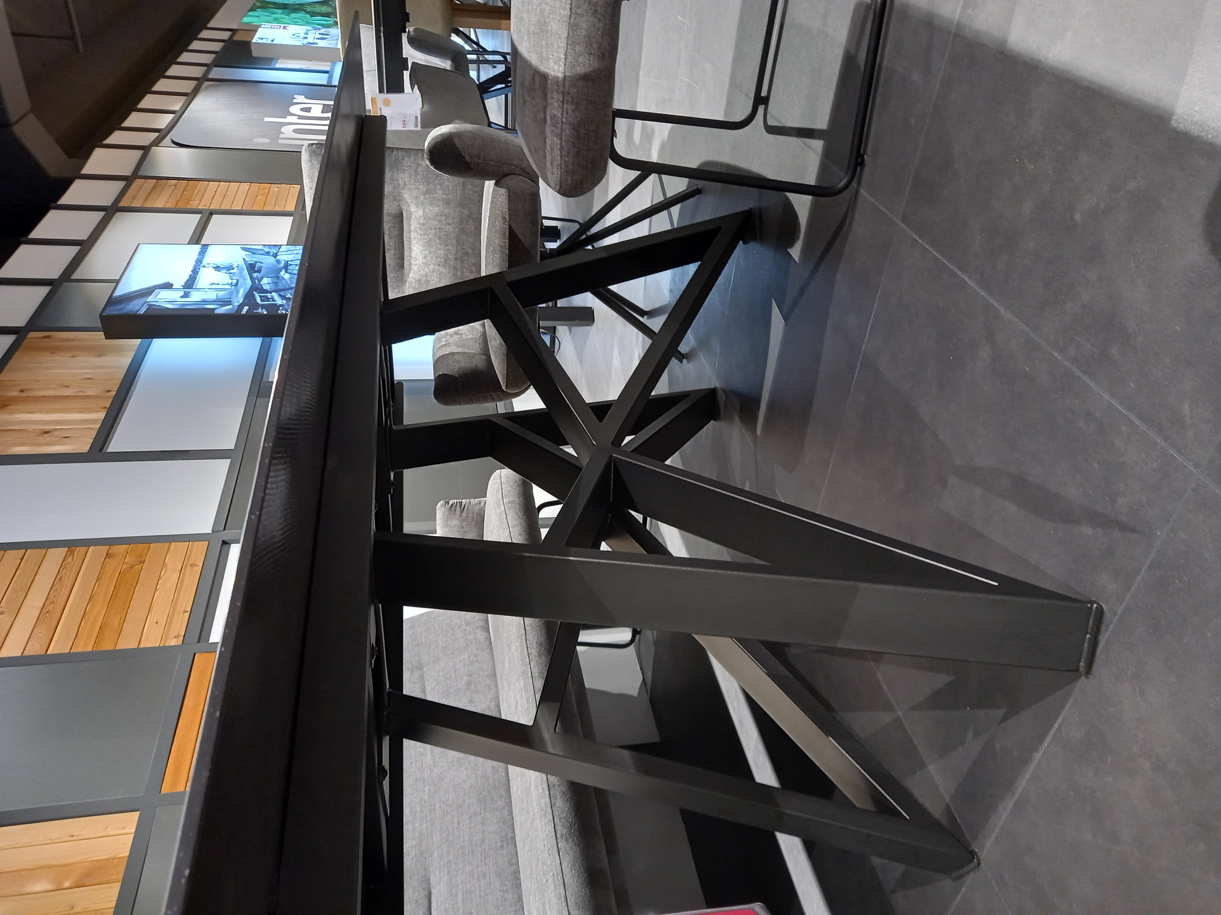 Musterring Esstisch NEVIO ca. B200 x H77 x T100 cm in Platte Keramik 1 Dekton, Tabelle, Fußboden, Bodenbeläge, Esstisch, Innenarchitektur