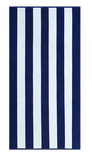 Cawö Strandtuch BEACH 90x180cm in Farbe navy/stripes Cawö Strandtuch BEACH 90x180cm in Farbe navy/stripes, Handtuch, Streifen, Navy, White, Muster