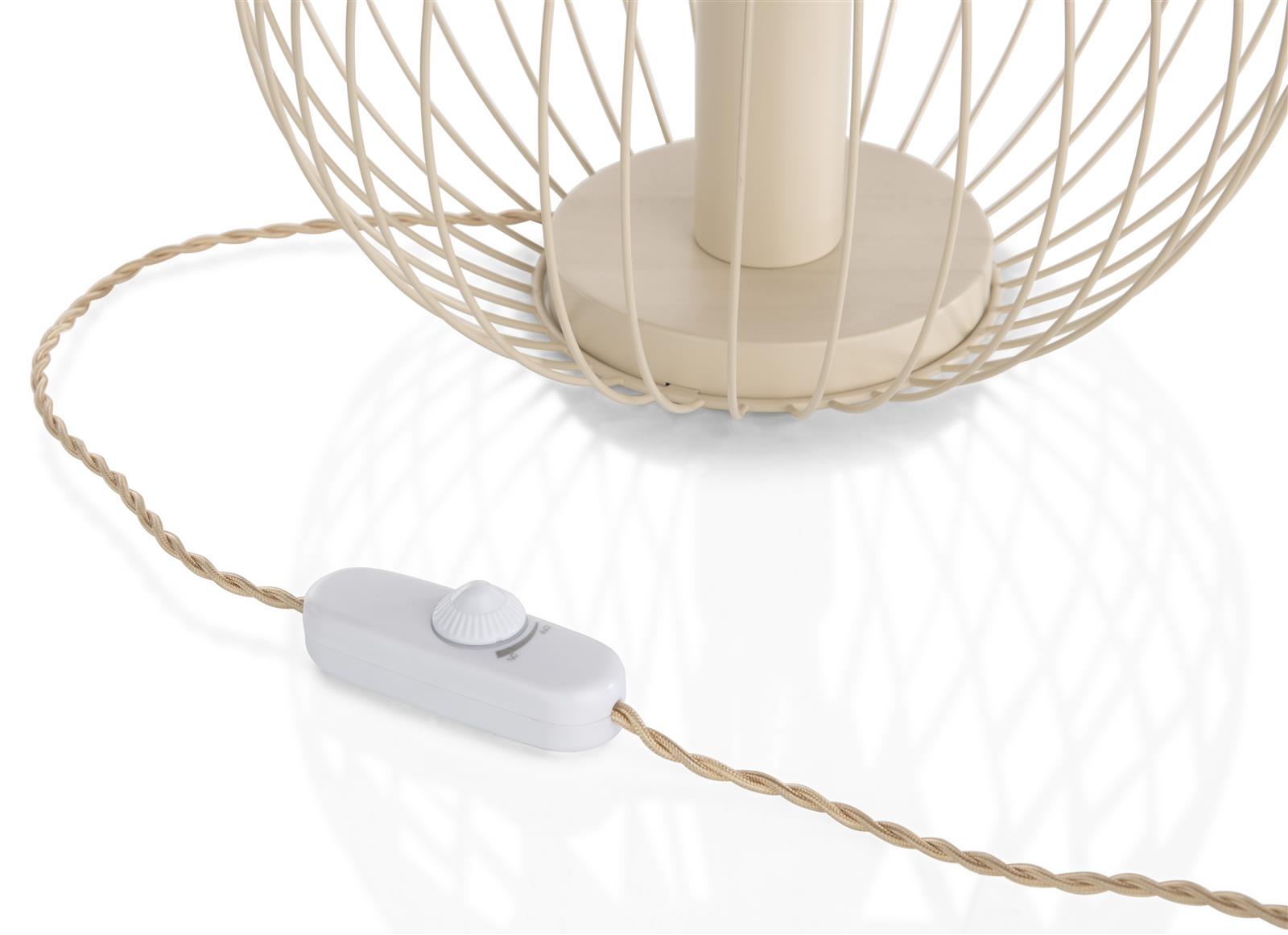 Coco Maison Tischlampe COCO MAISON ca. B35 H42 T35 cm in Jax, beige