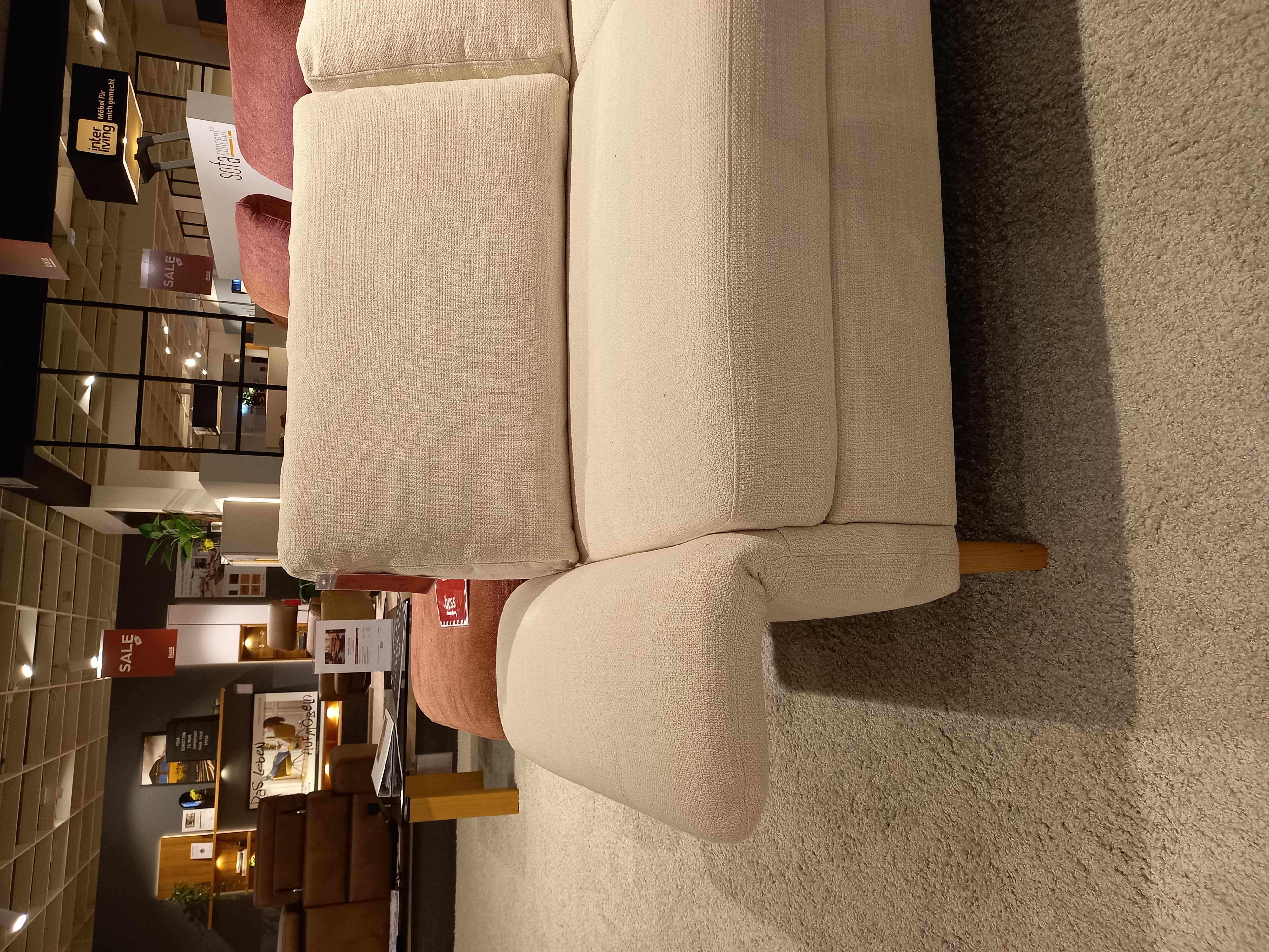 SCHÖNER WOHNEN-Kollektion Sofa TIMELESS in Stoff Picasso natur