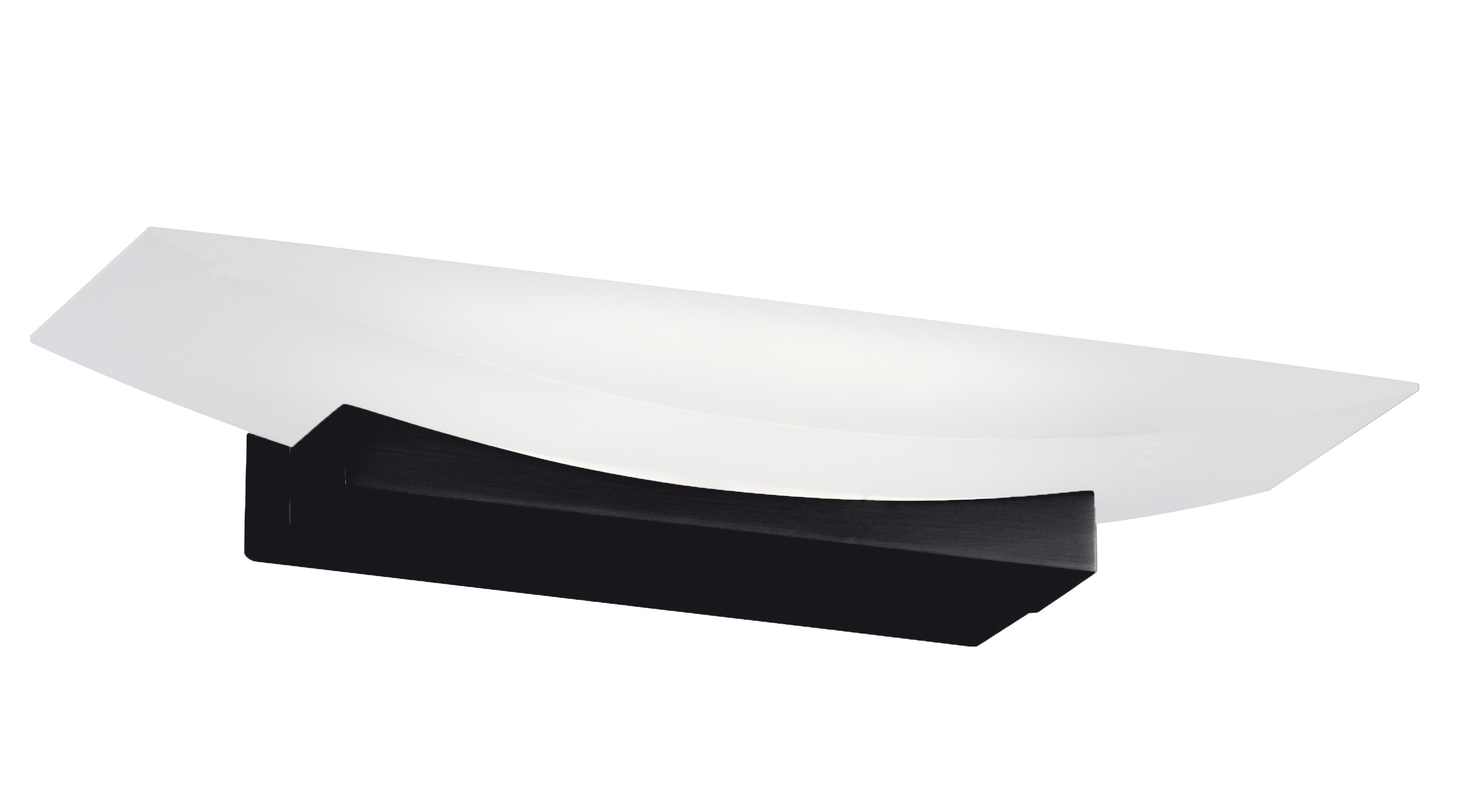 Fischer & Honsel LED-Wandleuchte BOWL TW 1-flammig in Farbe Metall sandschwarz/Acrylglas weiß satiniert Fischer & Honsel LED-Wandleuchte BOWL TW in Metall sandschwarz/Acrylglas weiß satiniert