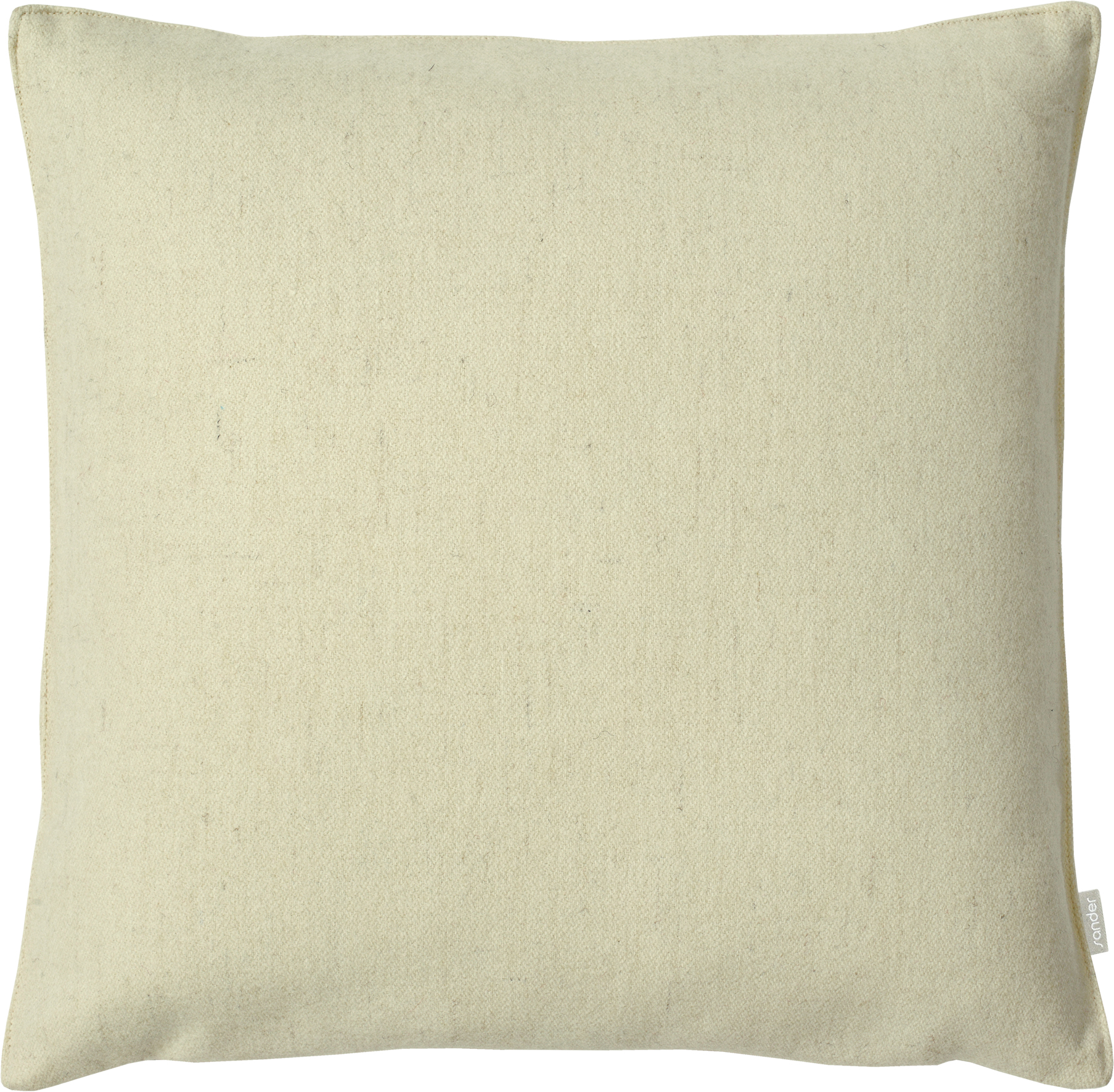 Sander Kissenhülle WOOL ca. 50x50cm in Farbe creme, Kissen, Kissenbezug, Leinenstoff, Beige, Wohnaccessoire