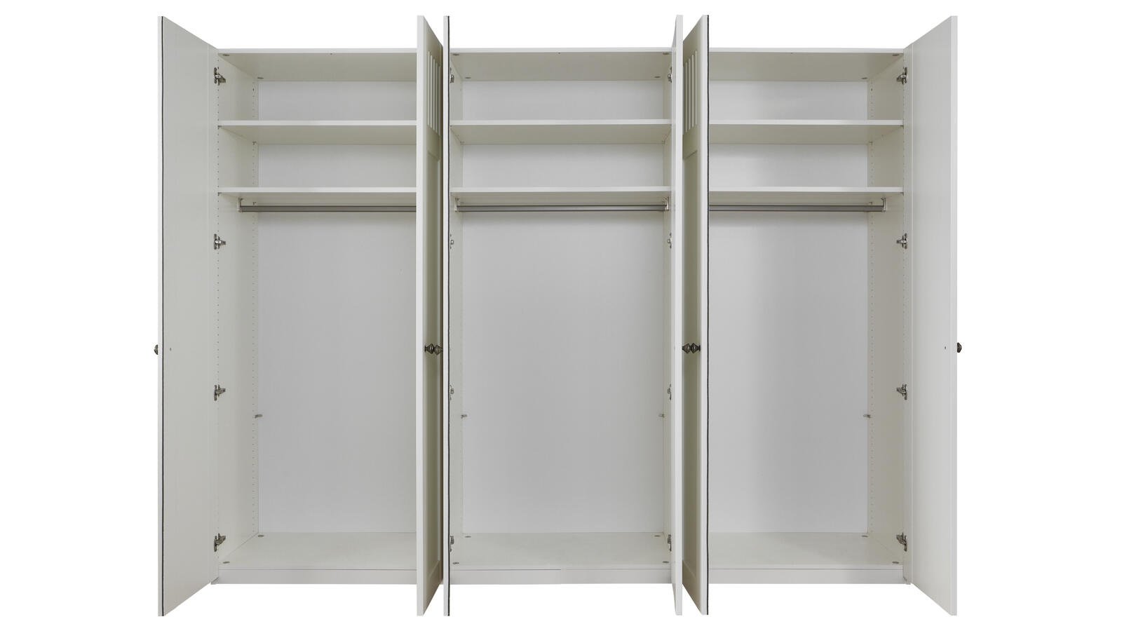 Disselkamp Schlafzimmer Castellino in Lack weiß/Wildeiche. ca. 180 x 200 cm