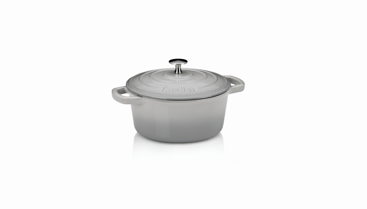 Keck & Lang Bräter Calido ca. 2,5 Liter in Farbe hellgrau