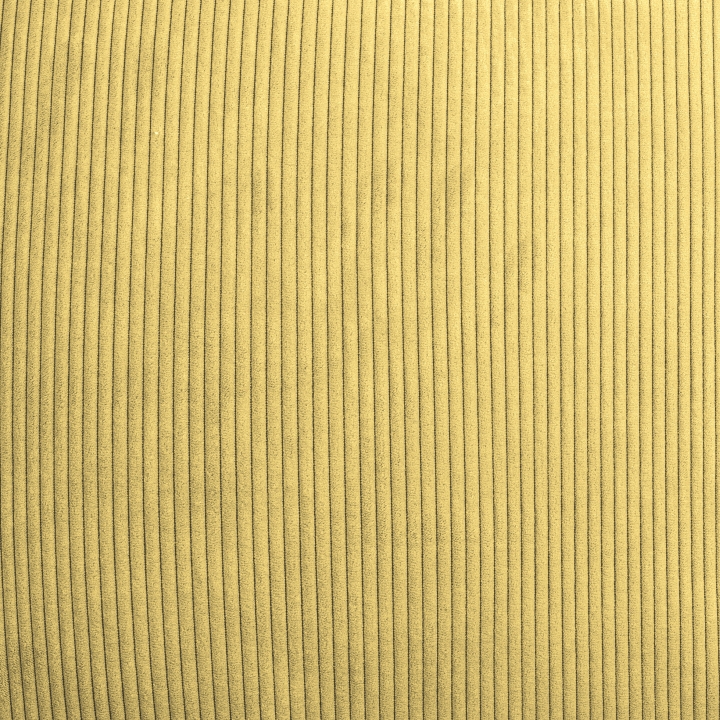 Magma Heimtex Leseknochen INGA ca. 22x42cm in Farbe gelb, Corduroy, Stoff, Textur, Gold, Streifen