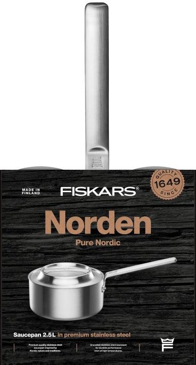 Fiskars Stieftopf unbeschichtet NORDEN 2,5Ltr.