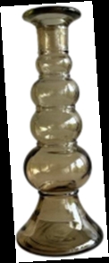 Fynch-Hatton Kerzenständer SAFI in Farbe toffee, glaskrug, kerzenhalter, kerzenständer, glasig, glaskerzenhalter