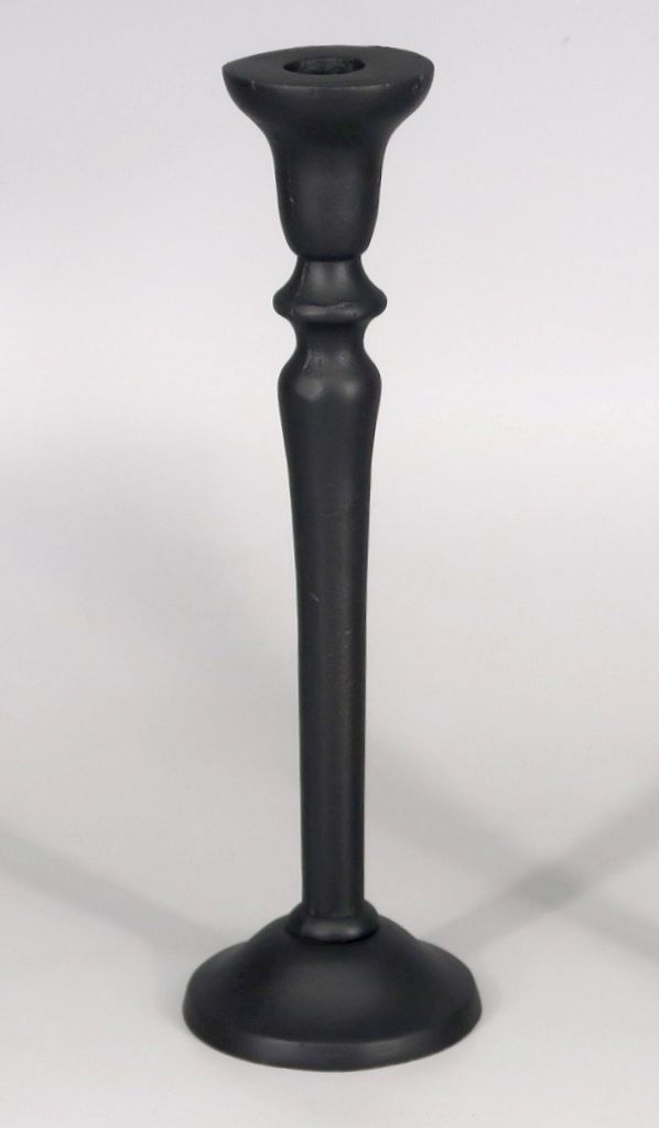 Kerzenhalter H: 28cm UWE in Schwarz Kerzenhalter H: 28cm UWE in Schwarz, kerzenhalter, echtstahl, schwarz, rund, stiel