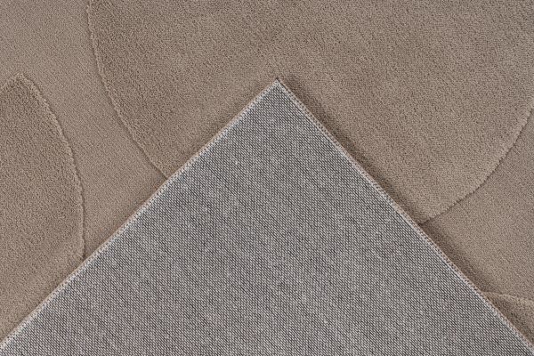 Webteppich FOCUS ca. 120x170cm in Farbe taupe Webteppich FOCUS ca. 120x170cm in Farbe taupe, teppich, teppichmuster, textur, ecke, bodenbelag