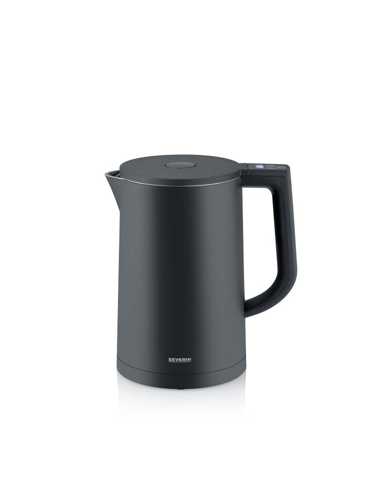 Severin Wasserkocher Severin Wasserkocher, Kaffeekanne, Kessel, Elektrischer Wasserkocher, Dampfspender, Schwarz