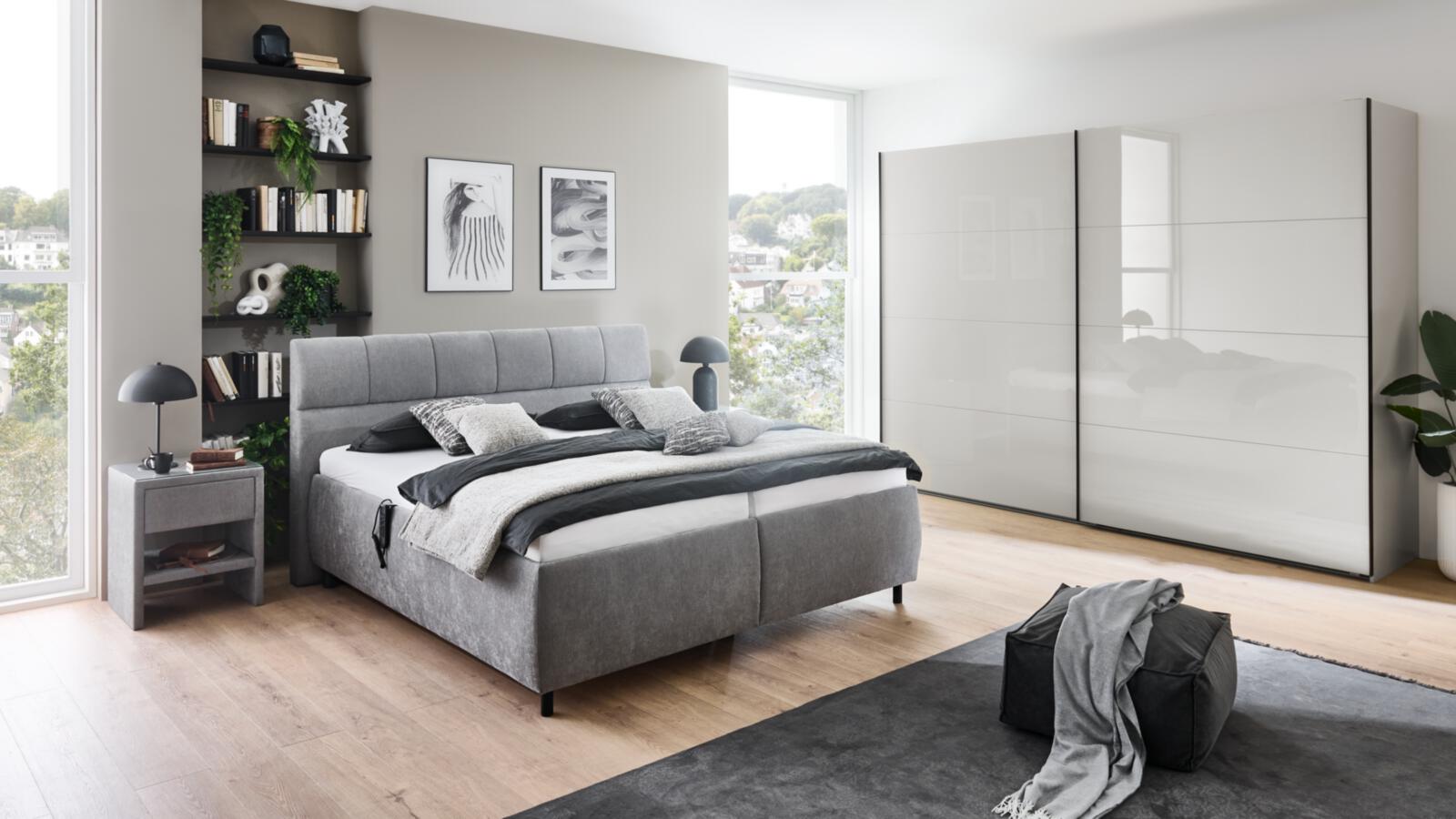 Polsterbett MALEA ca.180x200cm in S-DWN109/05, Innenarchitektur, Inneneinrichtung, Mobiliar, Bett, Schlafzimmer