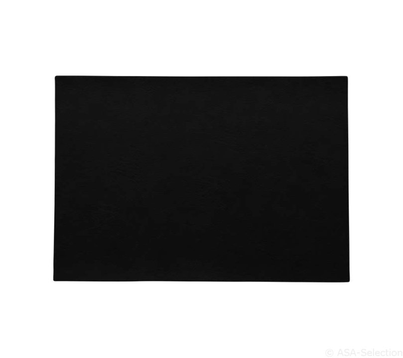 ASA Selection Tischset Vegan Leather in Farbe schwarz matt ASA Selection Tischset Vegan Leather in Farbe schwarz matt