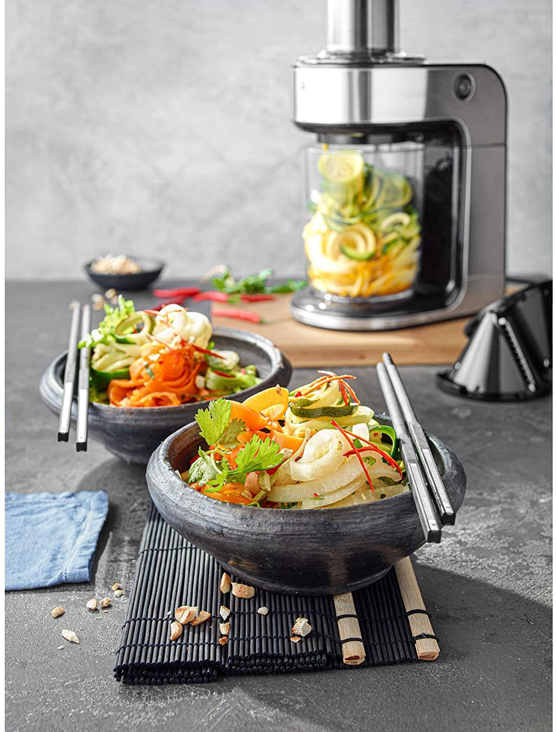 WMF Kult Pro Spiralschneider mit Citruspresse in Cromargan® 18/10