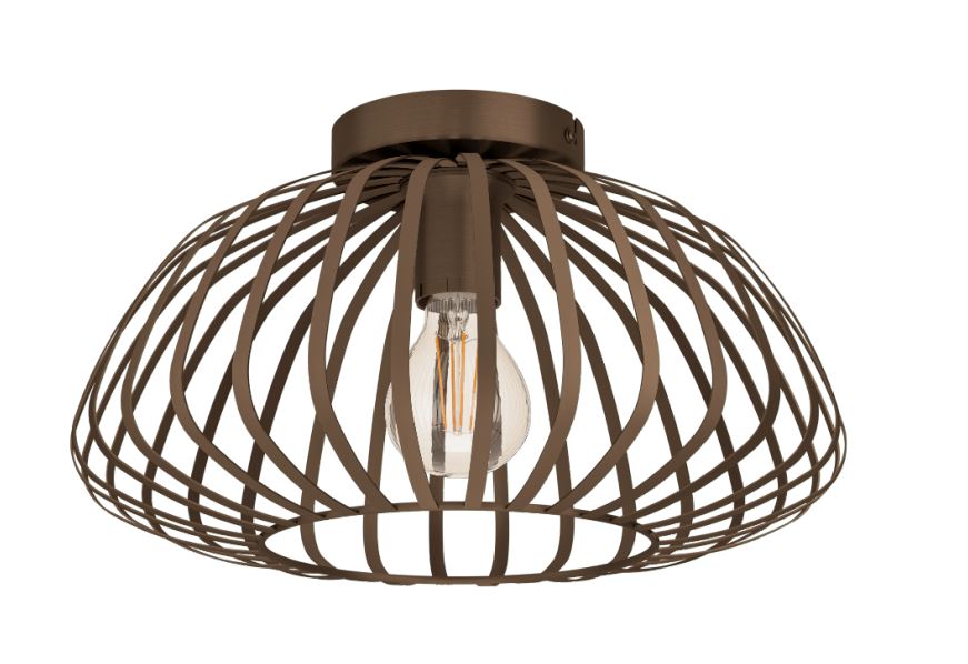 Eglo Leuchten Deckenleuchte ESPINAL in bronze gebürstet, Deckenleuchte, Kronleuchter, Lampe, Leuchte