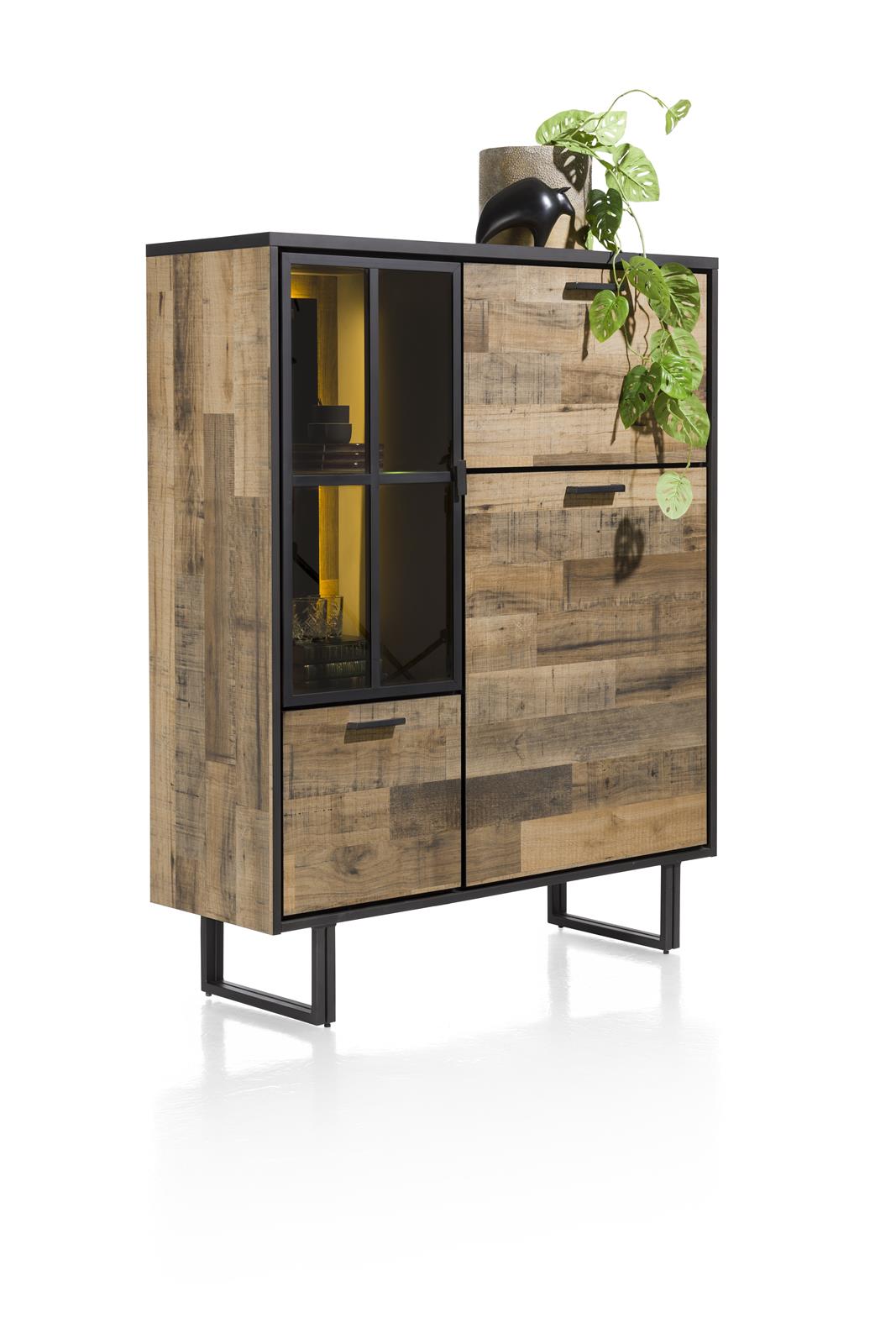 Henders & Hazel Highboard Avalon in Driftwood/Melamin