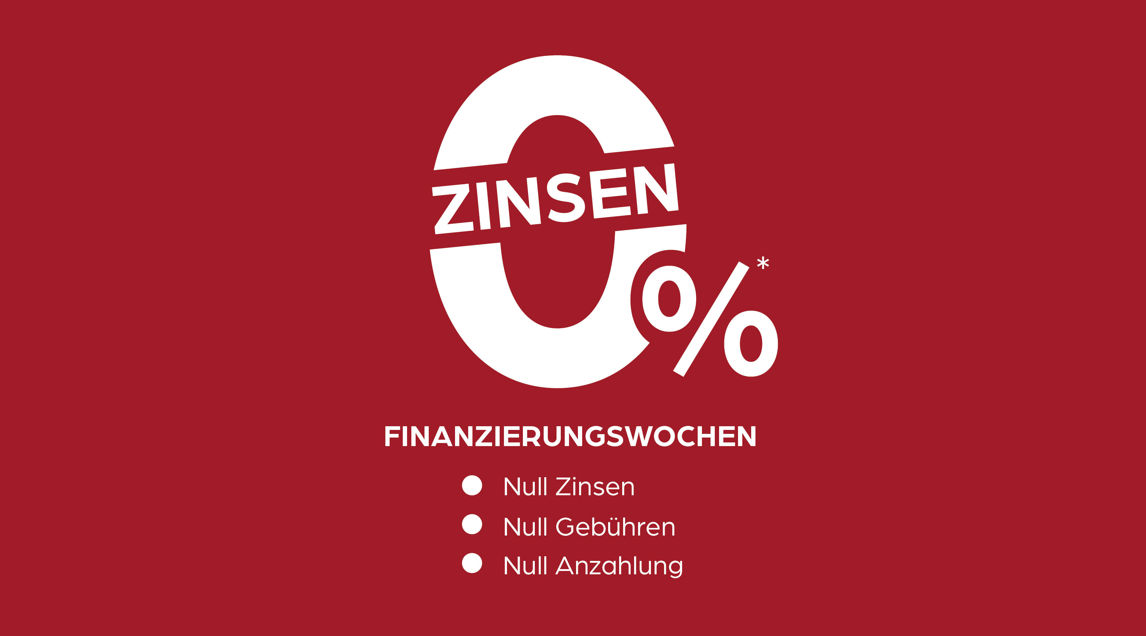 💸 0% Finanzierung bei buss Banner, Promotion, Rabatt, Marketing, Finanzierung