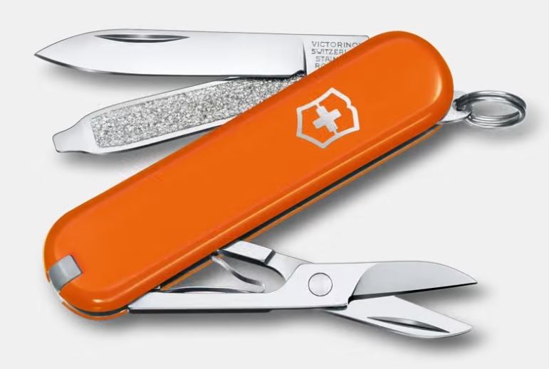 Victorinox Taschenmesser Classic orange Victorinox Taschenmesser Classic orange, Schere, Multitool, Nutzwerkzeug, Orangepoint, Schlüsselanhänger