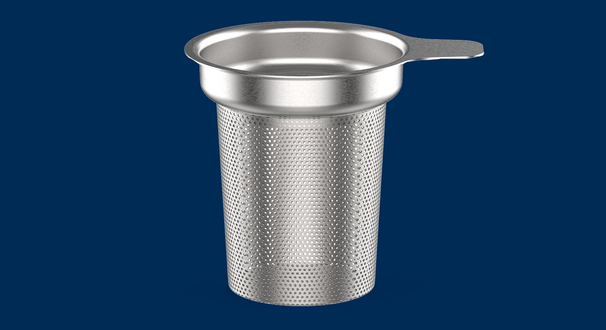 boddels Glasbecher Seev 380ml in Nachtblau