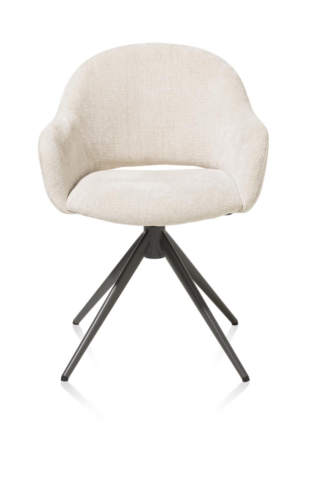 XOOON Armstuhl Finn 48654-CRE Stoff creme