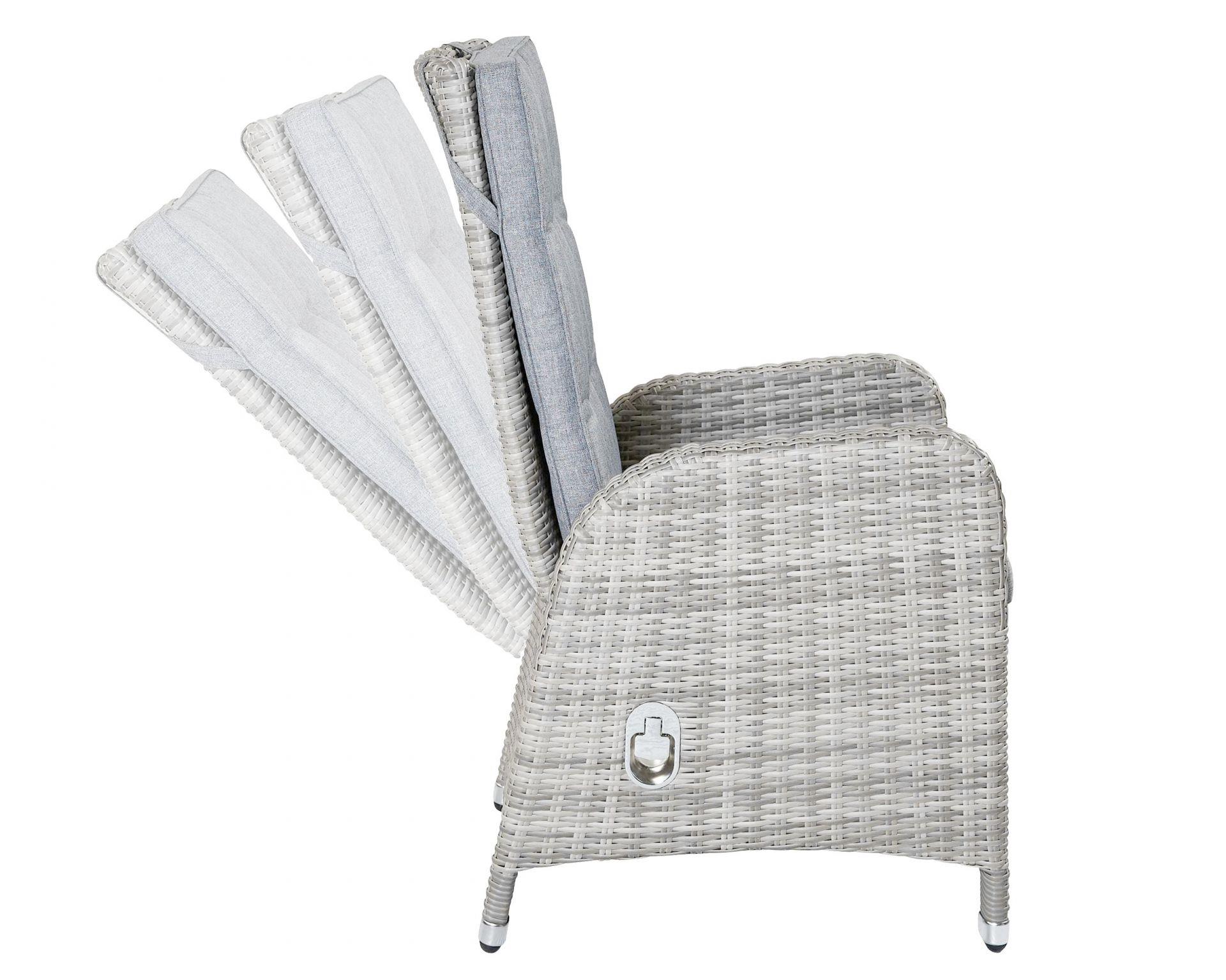 L.C. Wholesaler Positionsstuhl NIZZA in white grey