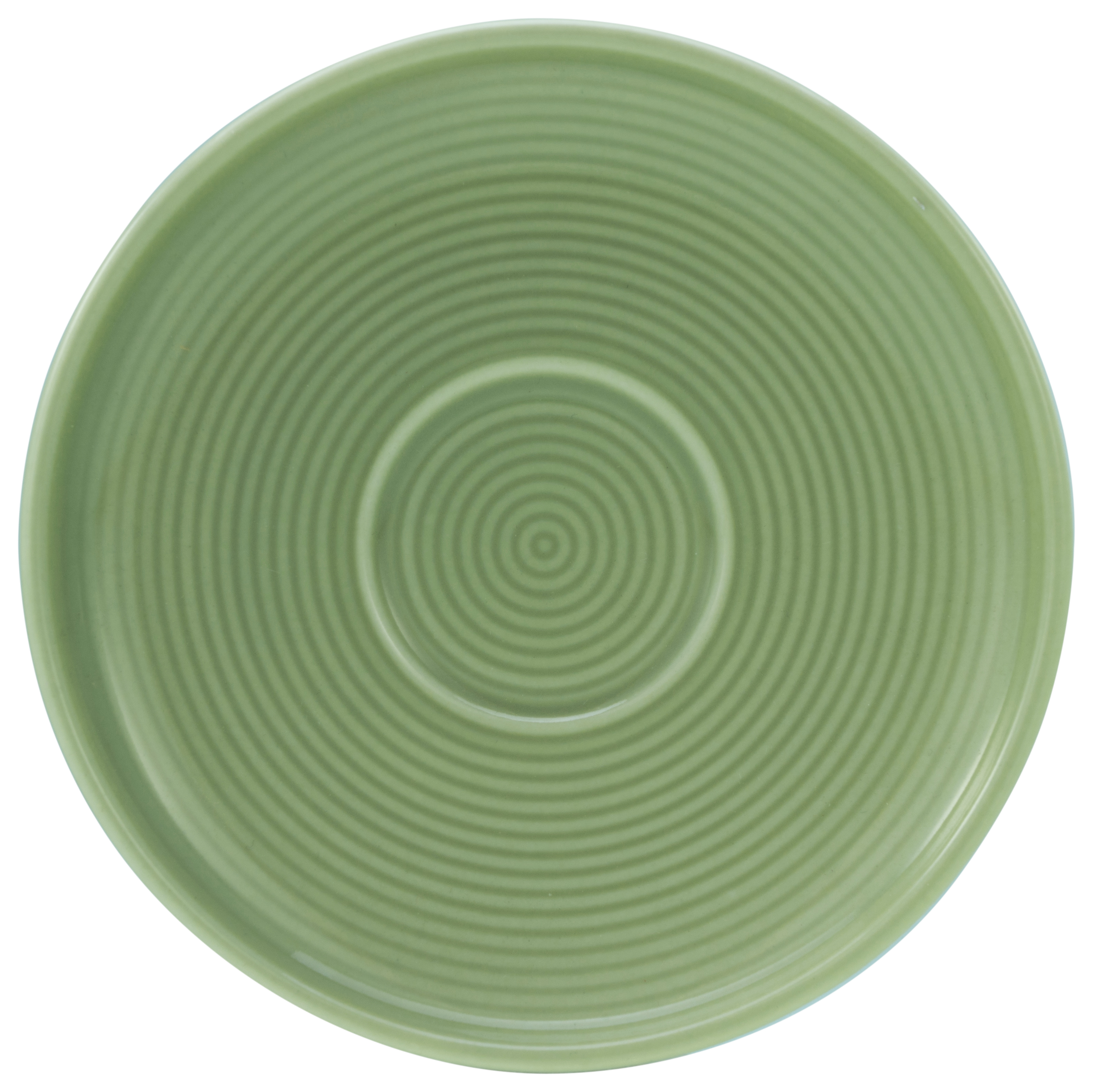 CreaTable Espressountertasse Session in Farbe Salbei glänzend, Teller, Töpferei, Untertasse, Schüssel, Porzellan