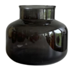 Fynch-Hatton Vase LUA in Farbe dark blue Fynch-Hatton Vase LUA in Farbe dark blue, vaso, keramik, rund, schwarz, groß