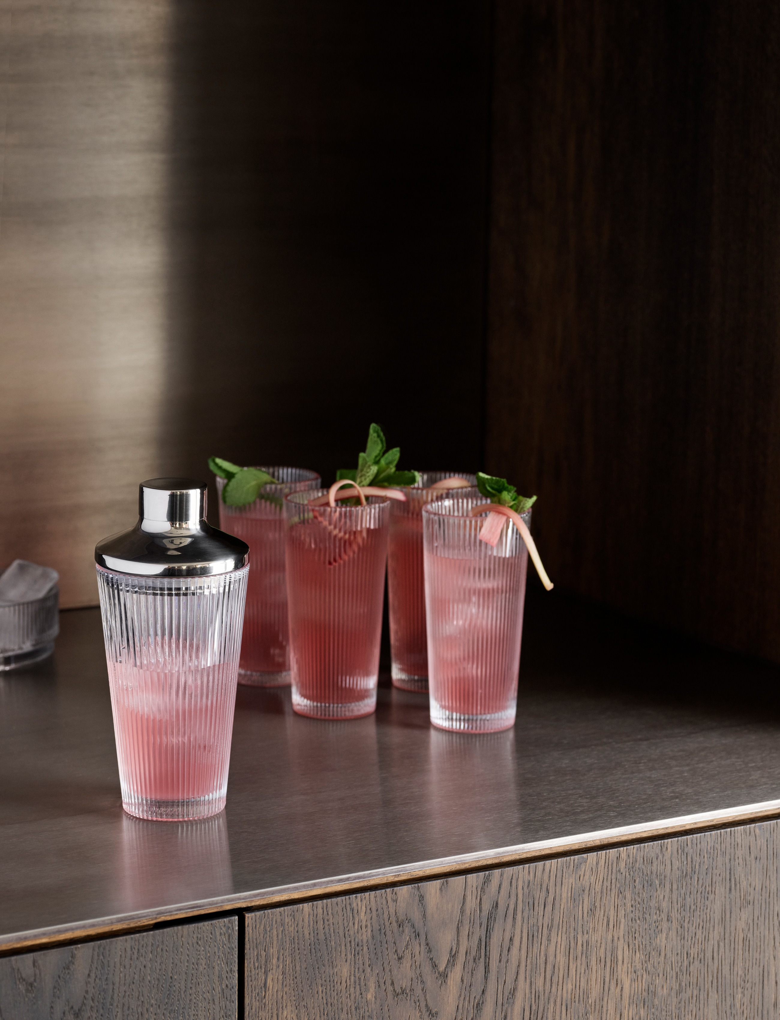 Stelton Cocktailshaker Glas Pilastro 0,4 Liter in Farbe clear