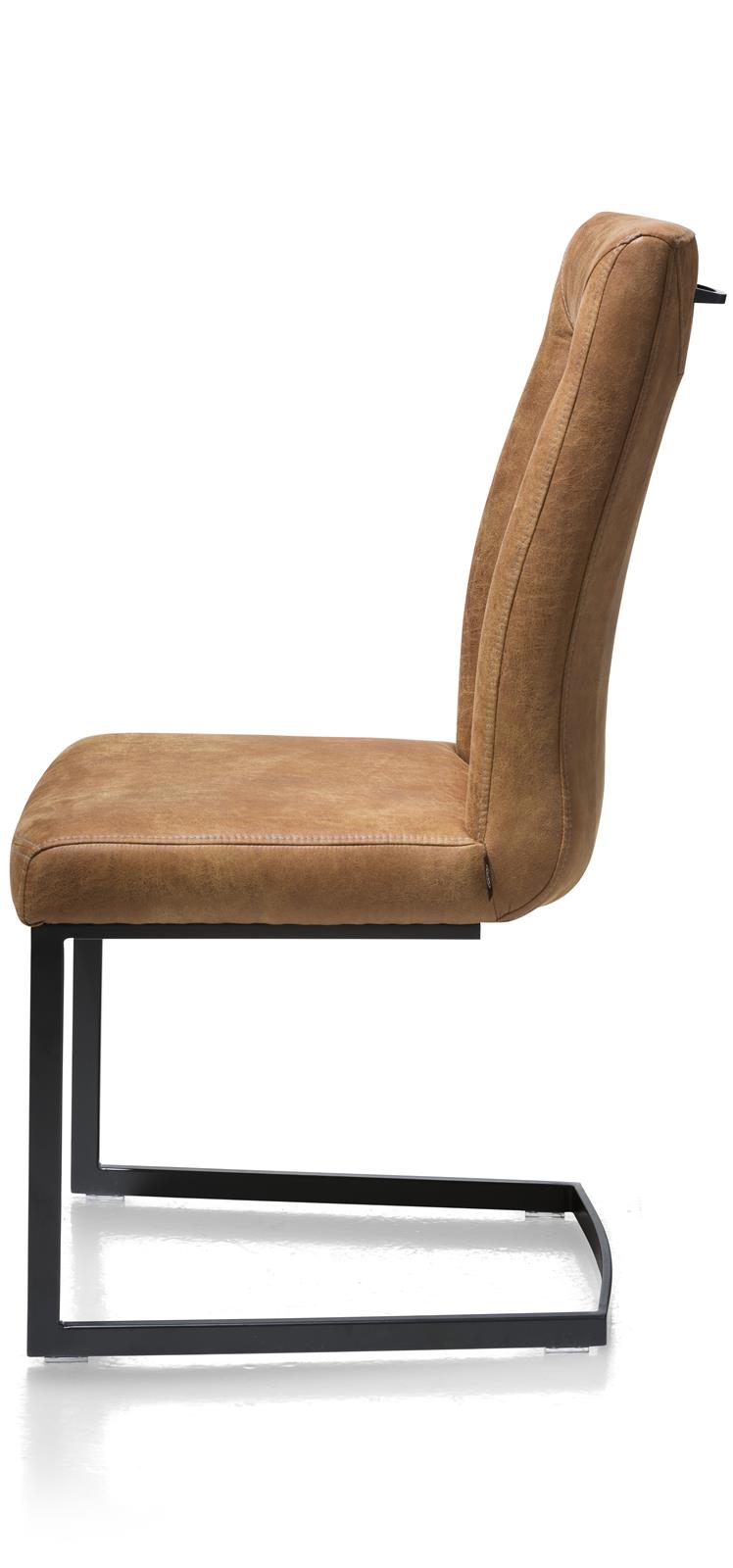 Henders & Hazel Schwingstuhl MALENE ca. B48 H103 T67 cm in Stoff Secilia cognac