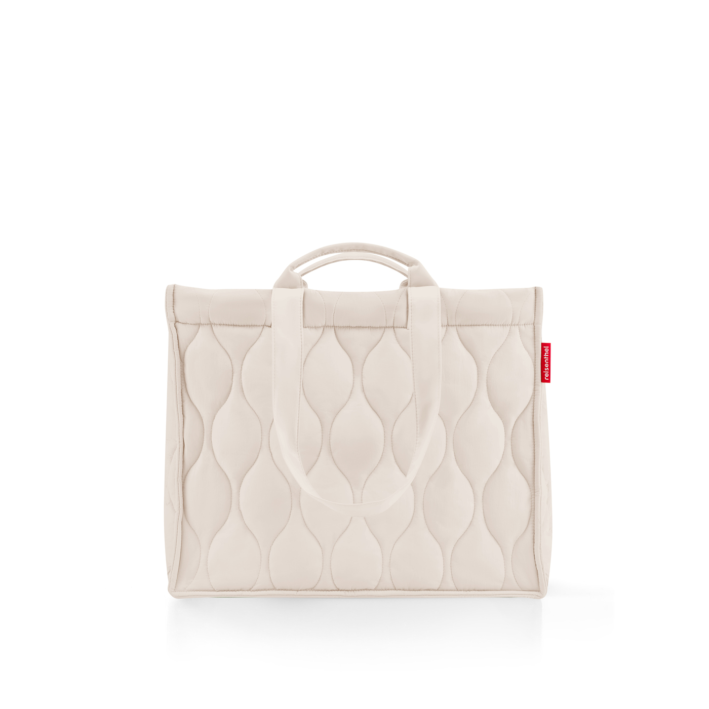 Reisenthel SOFTSHOPPER in Farbe puffer stone, Tasche, Handtasche, Quilted, beige, Stofftasche