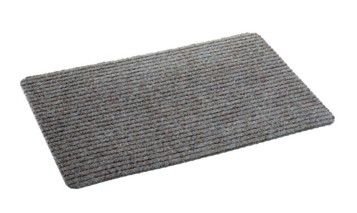 Golze & Söhne Schmutzfangmatte Rib Line ca. 50x80cm in Farbe beige, Gummimatte, Bodenschutz, Stufenmatte, Fußmatte, Textilmatte