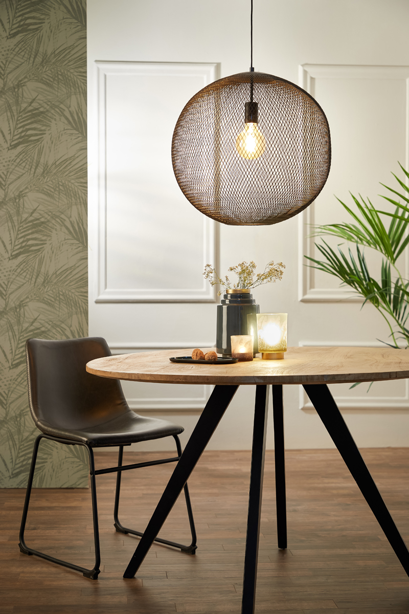 Light & Living Hängeleuchte REILLEY in Schwarz matt