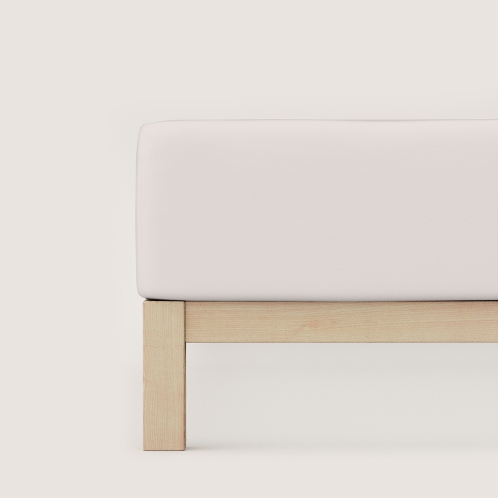 Schlafgut Pure Boxspring Spannbettlaken ca. 140x200-160x220cm in Farbe Sand Light