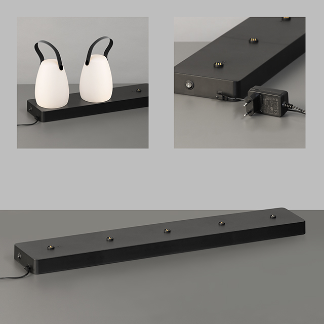 Ladestation SUPER CHARGE -S-M- in PVC schwarz
