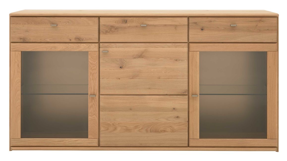 Interliving Sideboard IL 2028 in Wildeiche massiv soft geb.