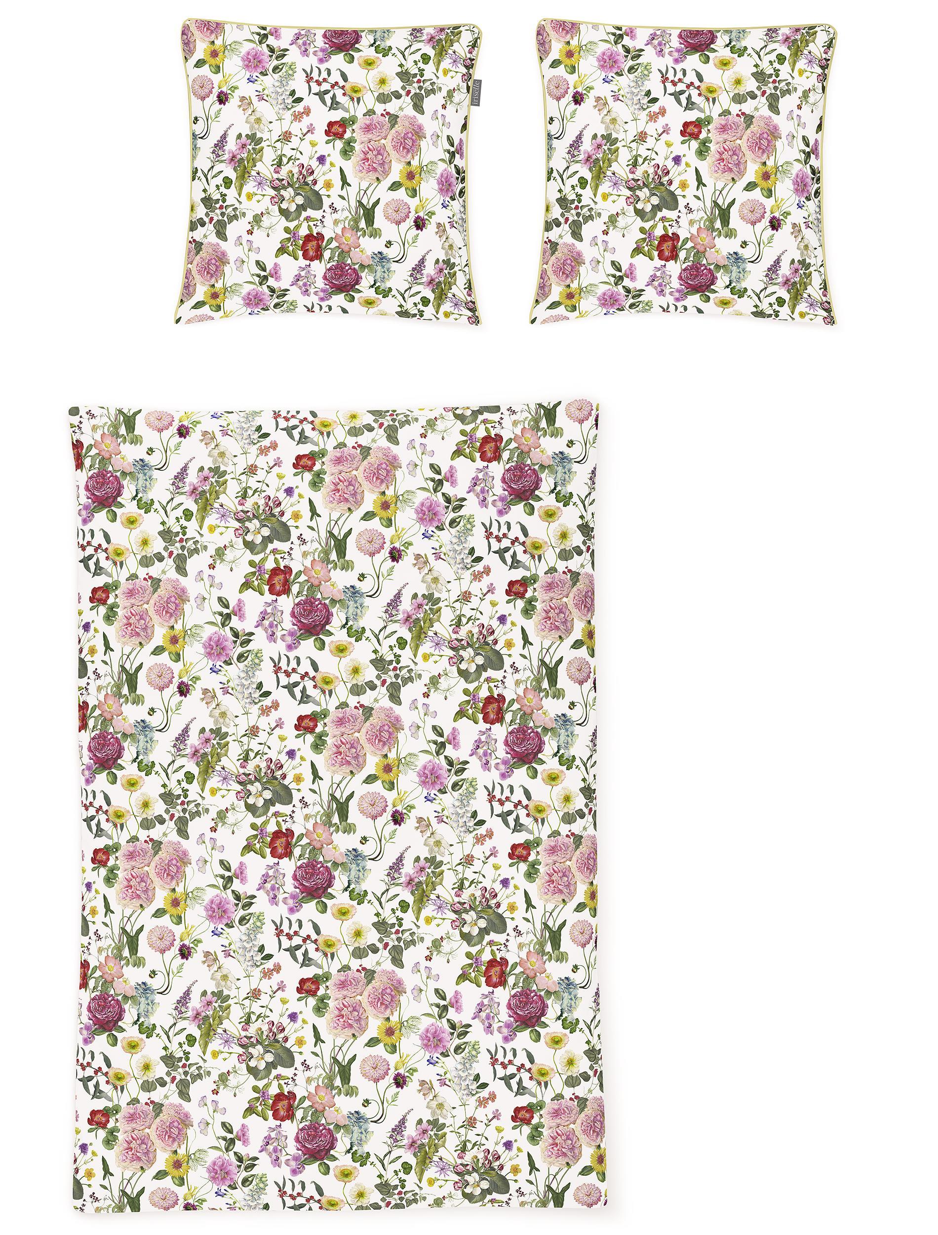 Irisette Bettwäsche GLAMOUR ca. 155x220 cm in Farbe weiß