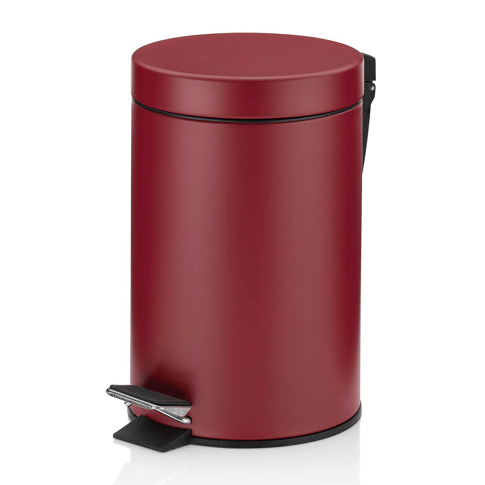 Kela Kosmetikeimer Monaco MONACO in Metall himbeerrot, Zinn, Kann, Mülleimer