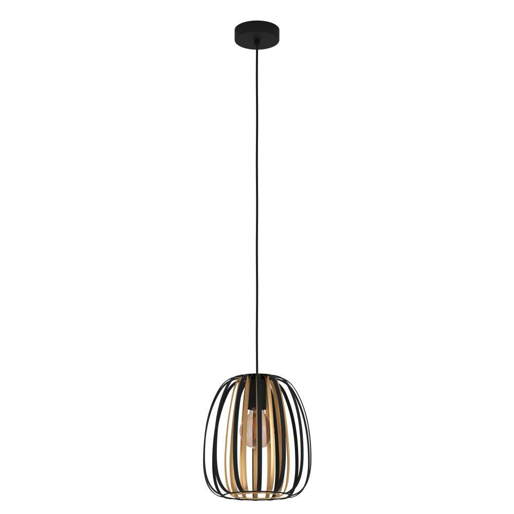 Hängeleuchte ENCINITOS in schwarz, gold