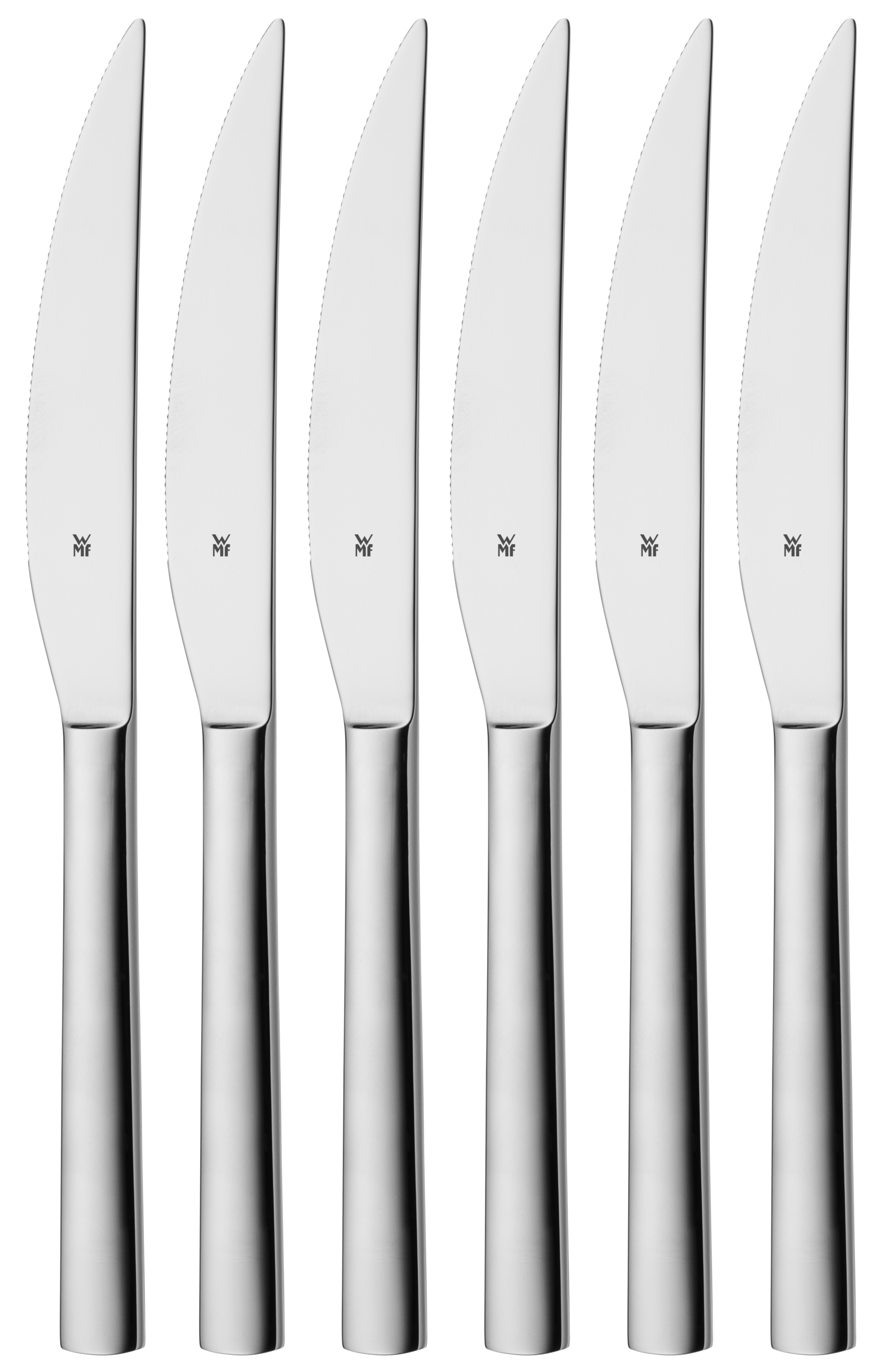 WMF Nuova Steakmesser-Set, 6-teilig in Edelstahl