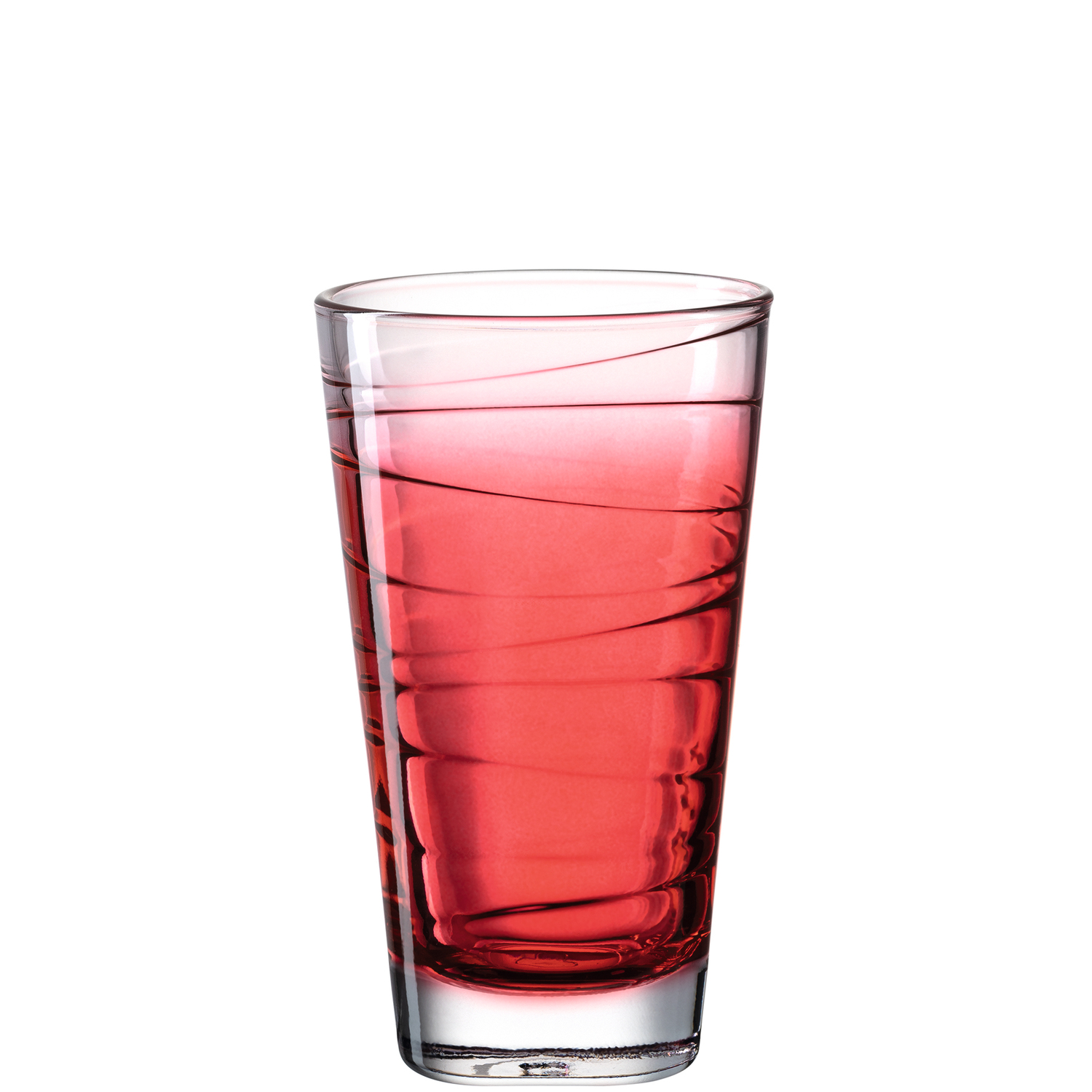 Leonardo Trinkglas Vario Struttura 280ml in Farbe rot