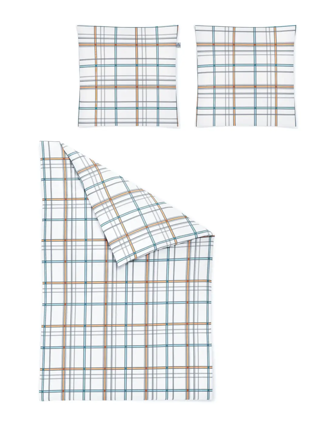 irisette Bettwäsche-Set Deckenbezug ca. 135x200cm, Kissenbezug ca. 80x80cm in Farbe multi