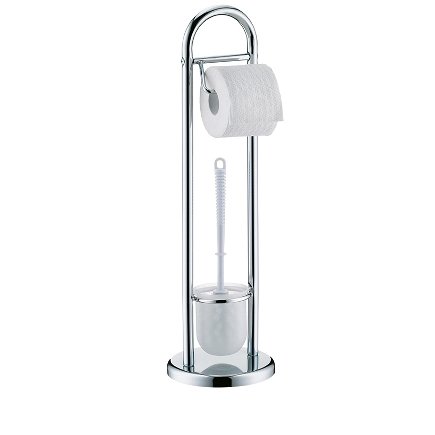 Keck & Lang Toilettengarnitur Fabio in Silber Glänzend
